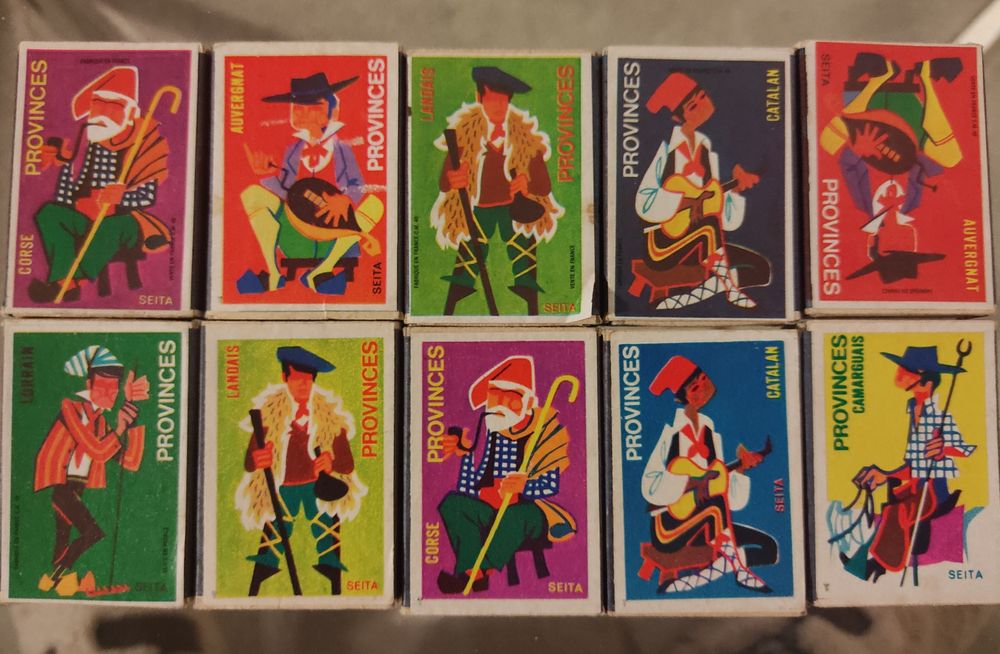 Coleção de caixa de fósforos