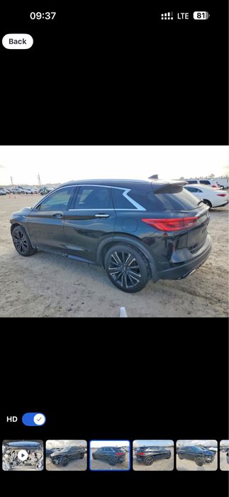 Infinity qx50 Luxe 2021р свіжопригнана