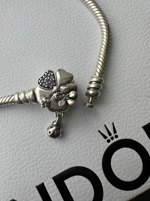 Браслеты Pandora оригинал,  браслеты пандора, шарм, серебро,
