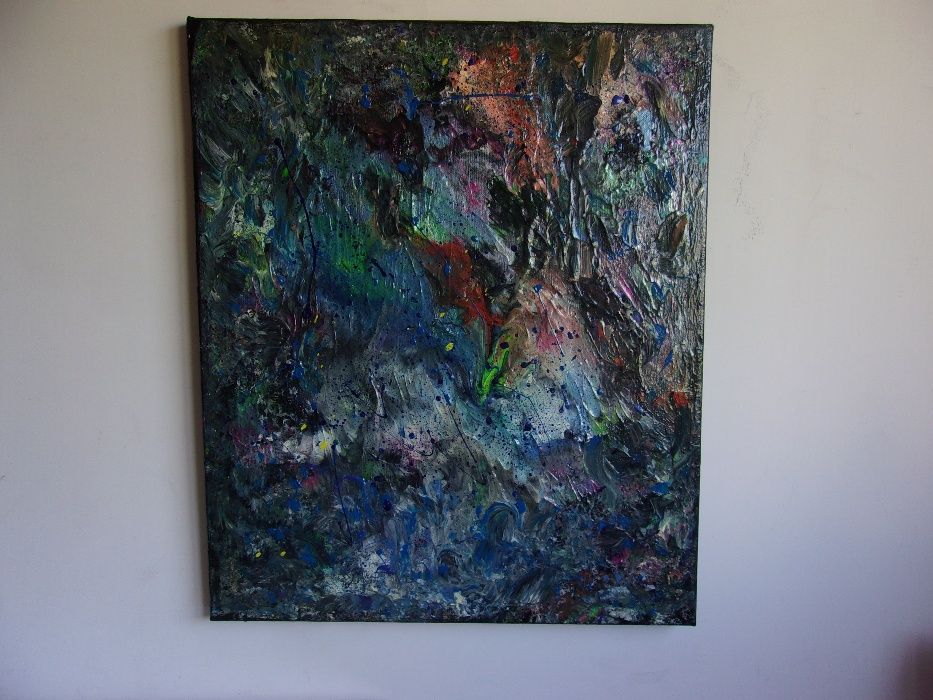 Quadro tela pintura abstrato