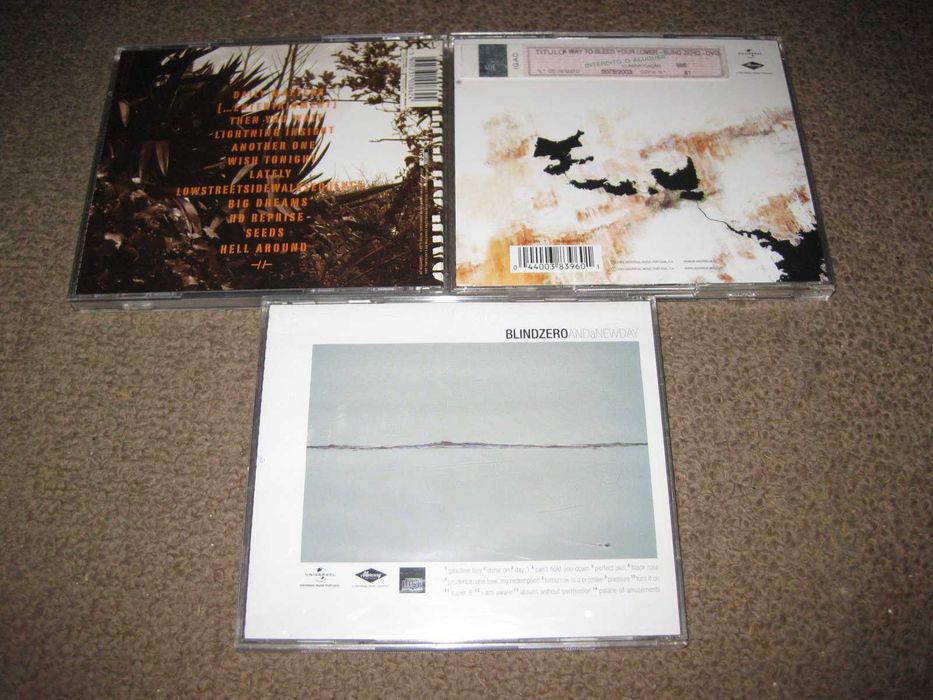 3 CDs dos "Blind Zero" Portes Grátis!