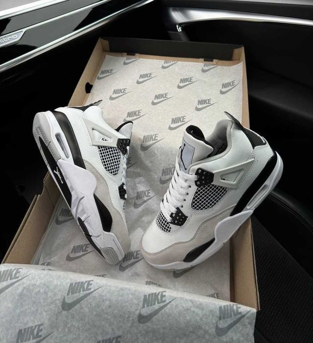 !DEAL! Nike Air Jordan 4 Retro Military Black 38 39 40 41 42 43 44 45