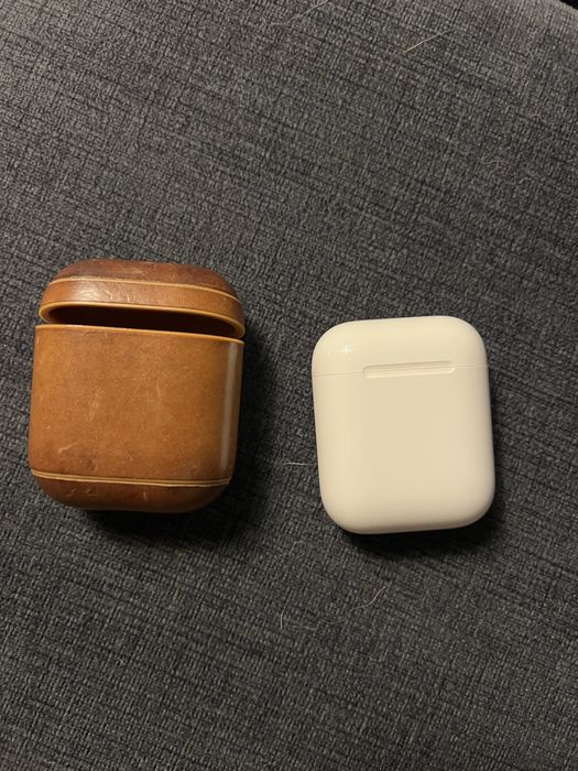 Caixa para Airpods 2 + capa pele
