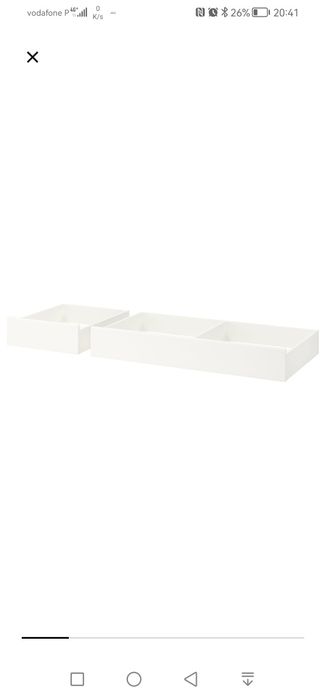 Gavetas cama ikea