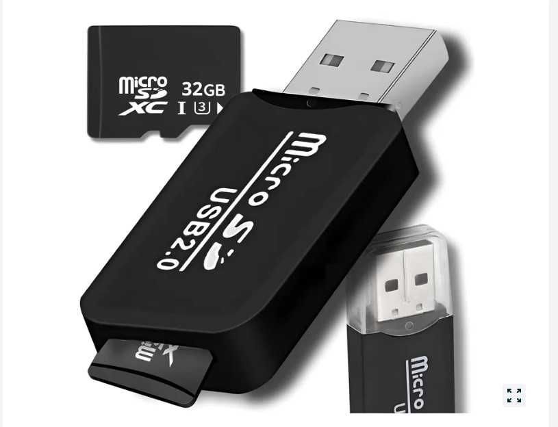 3x Karta Pamięci Micro Sd Xc 32 Gb + Czytnik Kart Usb Class 10 Usb 2.0