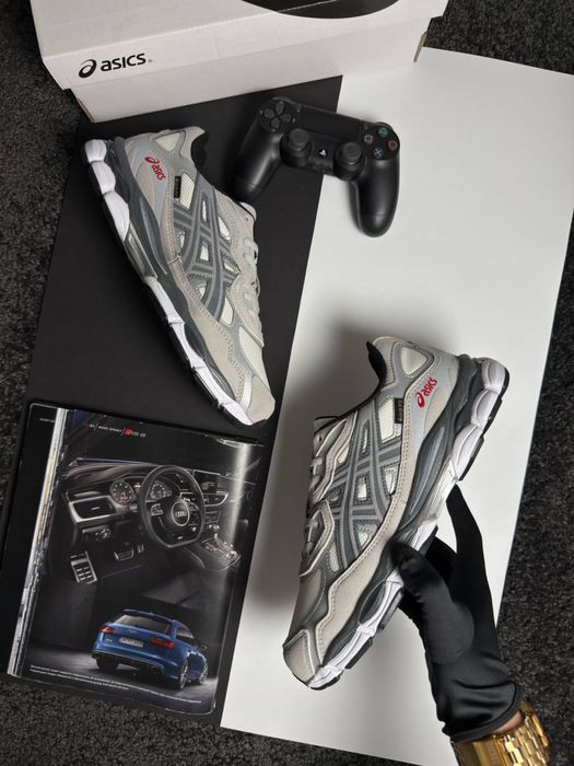 Чоловічі кросівки асікс гель нік ASICS GEL- NYC GTX Ash Grey Metallic [41-46]