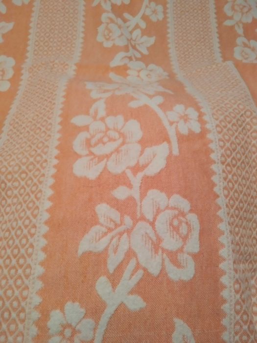 Colcha de renda toalha de renda e colcha vintage