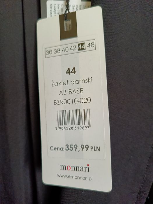 Żakiet damski,44, Monnari,czarny