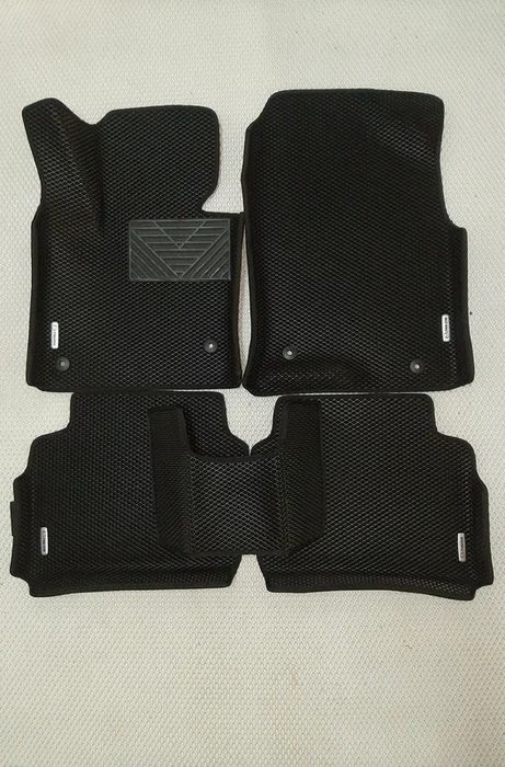 EVA килимки з бортиками. Ева коврики в салон, матеріал ромб або сота