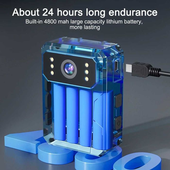 4K Body Camera 2025, Поліцейська боді камера з великим екраном