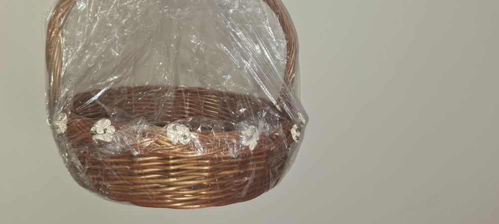 Cesta de verga para casamento ou baptizado 39 cm o
