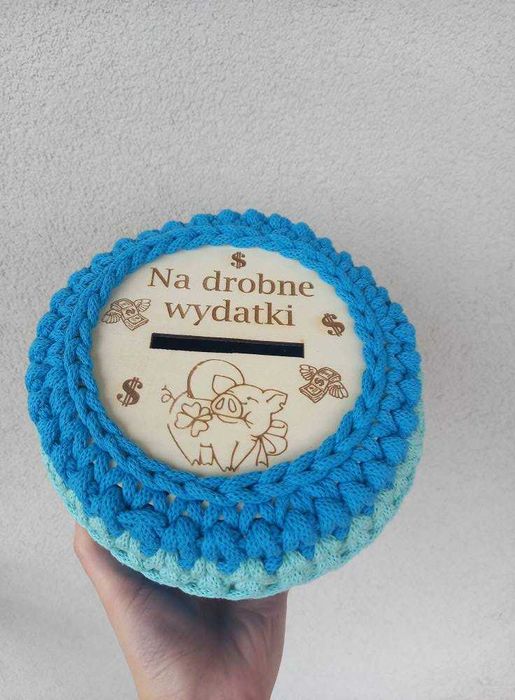 skarbonka na szydełku