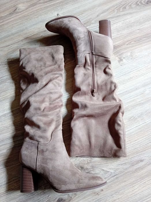 Kozaki rozmiar  41 eko zamsz