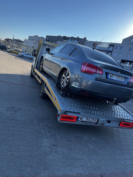 Pomoc drogowa laweta holowanie transport maszyn rolniczych/budowalnych