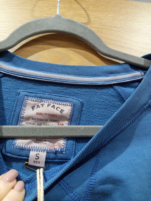 Świetna bawełniana bluza męska Fat face rozm S/M