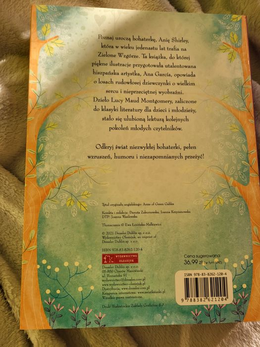 Ania z Zielonego Wzgórza, tom 1 ilustrowany, Lucy Maud Montgomery