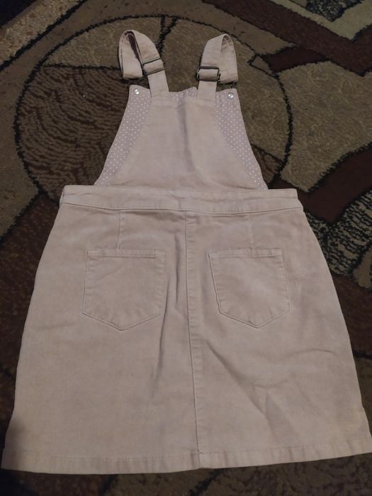 Sukienka ogrodniczka sztruksowa 140