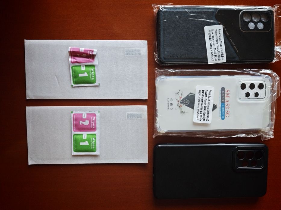 3x etui i 2x szkło hartowane do Samsung Galaxy A52s 5g