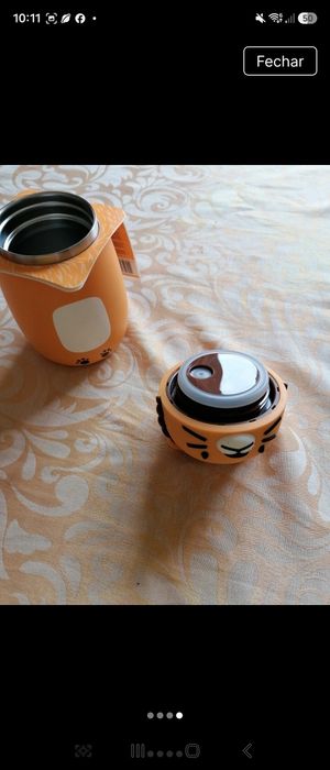 Frasco térmico  leao moods,  continente