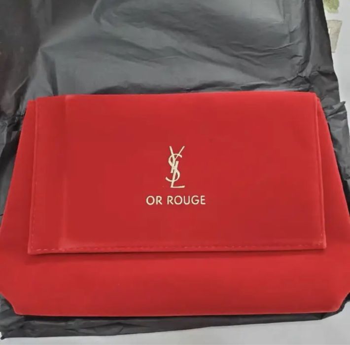 Оксамитова косметичка ysl