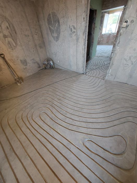 Frezowanie pod ogrzewanie podłogowe . Podłogówka . Sucha zabudowa.