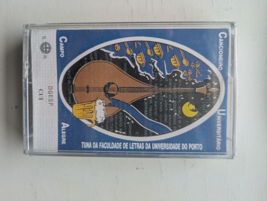 Cassete cancioneiro universitário campo alegre - tuna da faculdade de letras da universidade do Porto