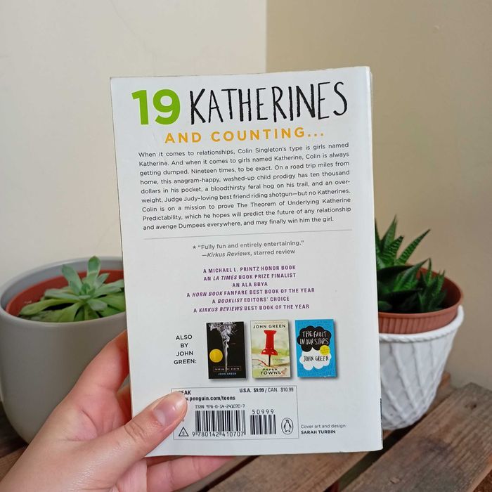 "An Abundance of Katherines", de John Green