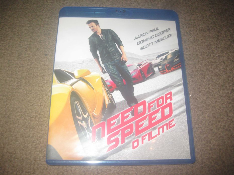 Blu-Ray "Need for Speed - O Filme" com Aaron Paul