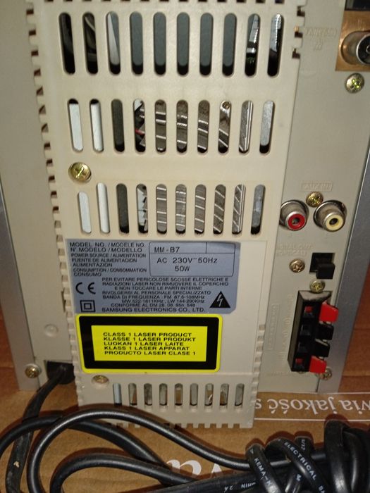 Wieża Samsung kaseta radio CD