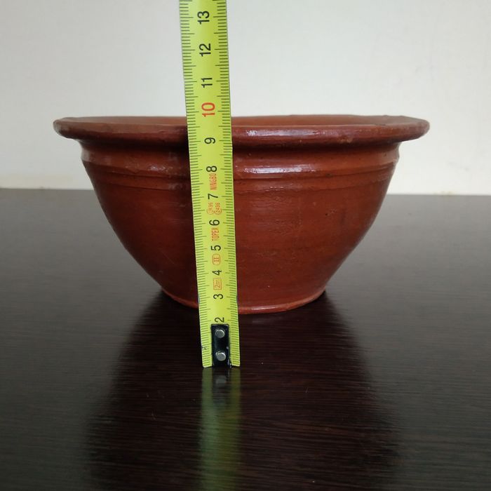 Справжня Старовинна Макітра ручної роботи.глиняний посуд.