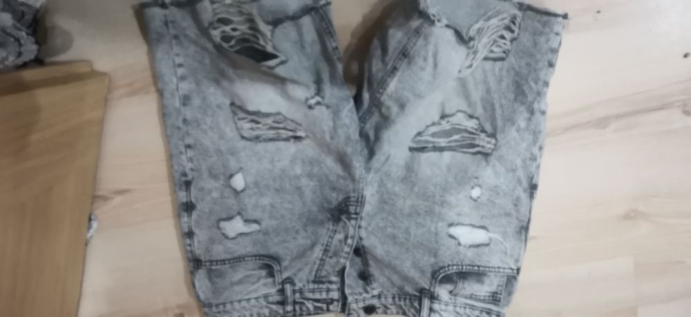 Spodenki  uniseks szare 34