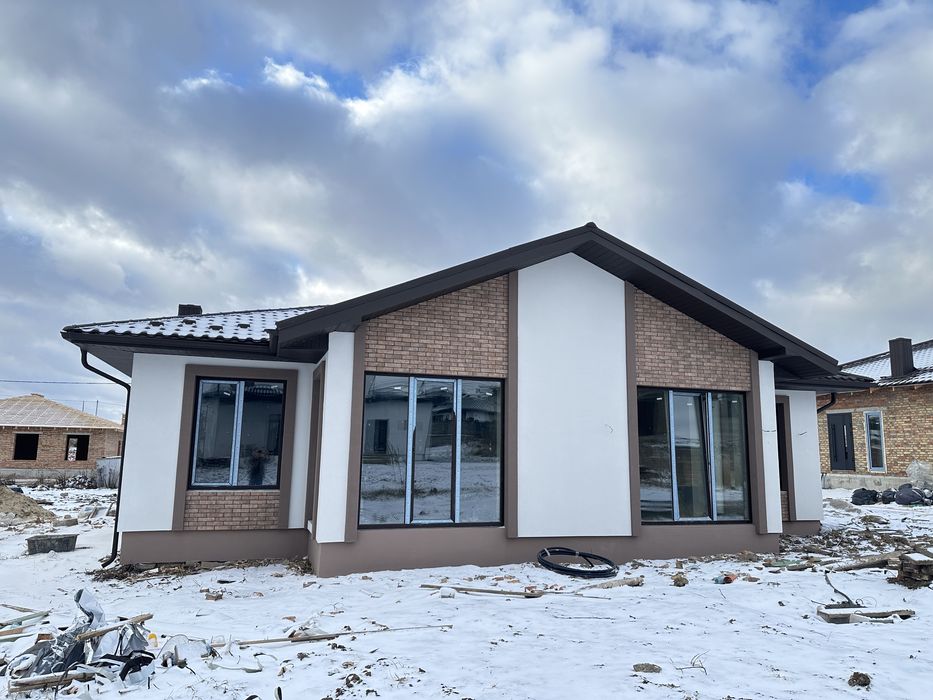 Продам котедж 80м2 від Забудовника! З штукатурними роботами.