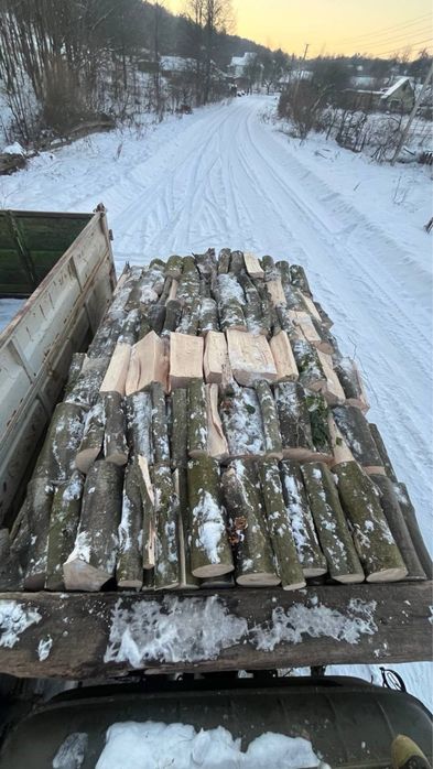 Сухі рубані дрова бук дуб граб колені копки метровки з доставкою Львів