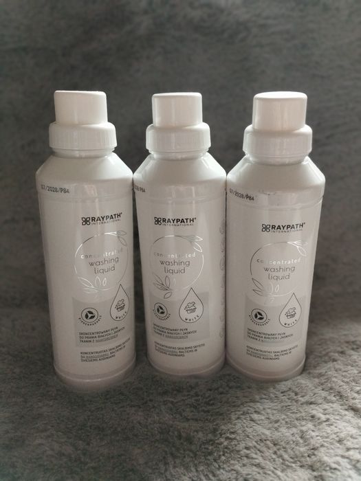 3x 500ml Płyn do prania do białych i jasnych ubrań Raypath