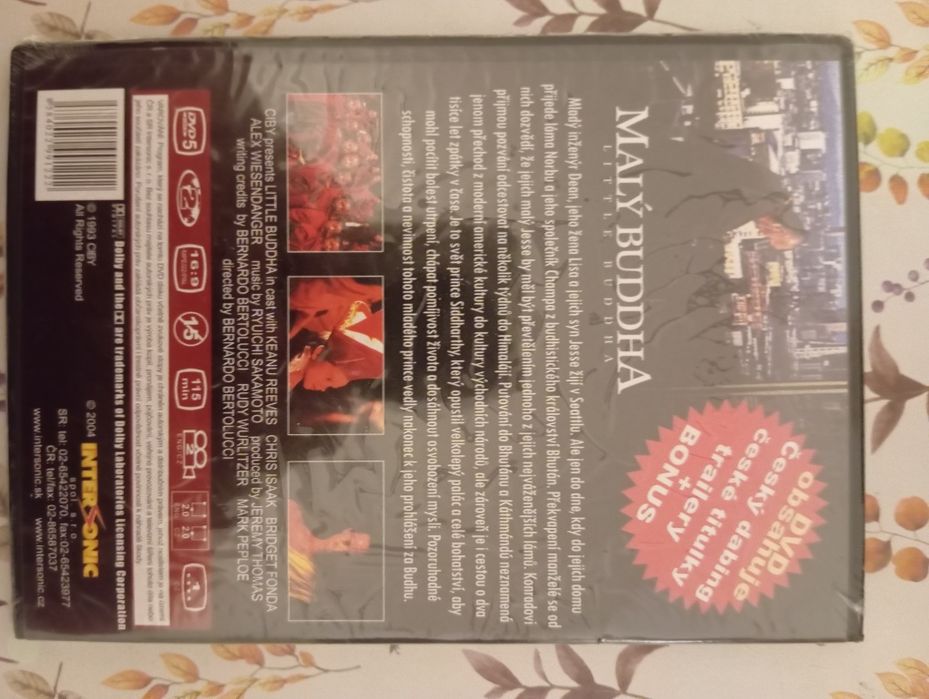 Mały Buddha, film DVD, lektor cz., folia, unikat