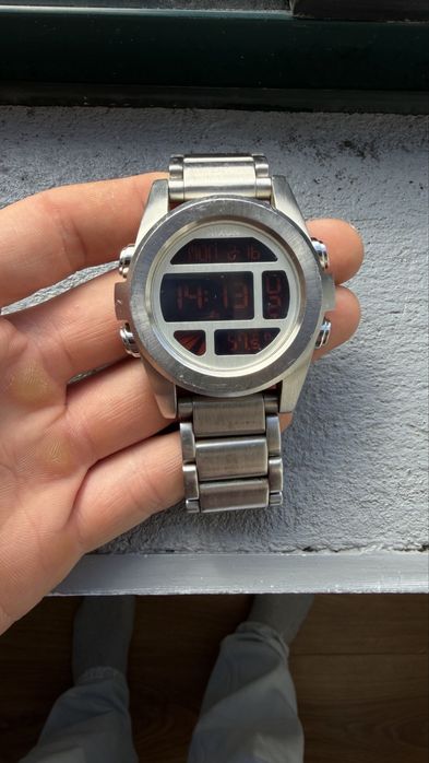 Relogio Nixon Nixon The Unit Digital Quartz Men Ss Watch