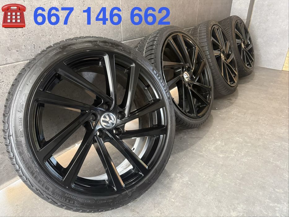 19 cali VW Golf 7 Skoda Octavia Superb Audi A3 5x112 ET45 8J felgi koła komplet