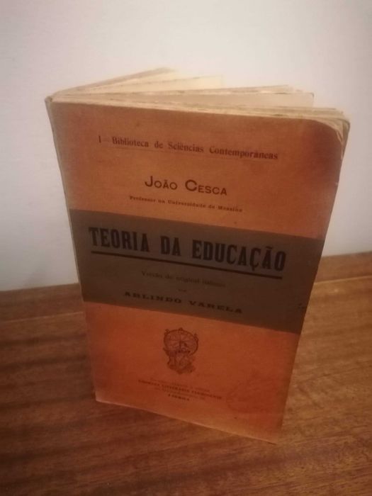 Livro “Teoria da Educação” de João Cesca