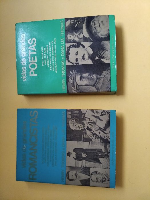 Coleção de vidas célebres -Poetas, Cientistas, Romancistas, Pintores..