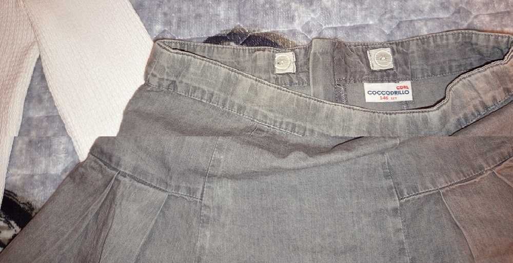 Zestaw galowy: spódnica + bluzka; roz. 134/140