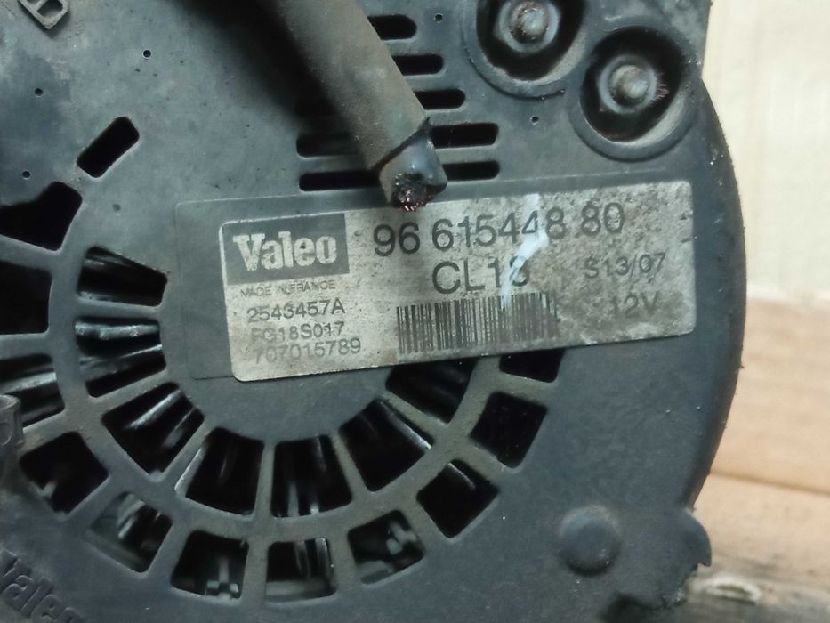 Alternator Citroen C5 I Lift 2.0 HDI 966/1544/880 180A Siedlce