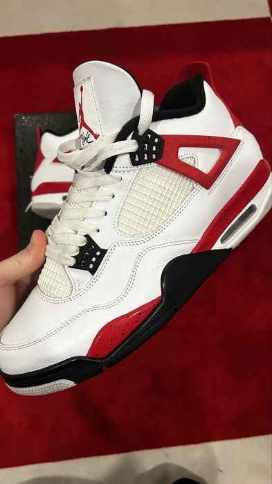 Nike air jordan 4 red cement 45,5