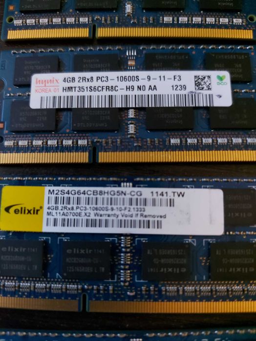 Pamięć ram laptopowa ddr3 4gb