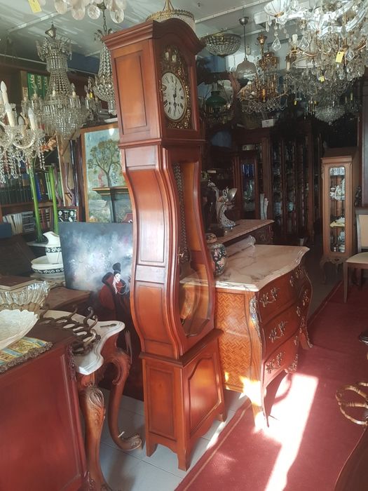 Relógio de coluna a corda