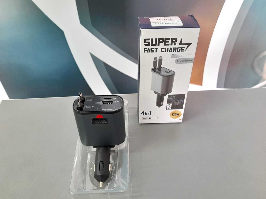 Carregador Rápido para Carro