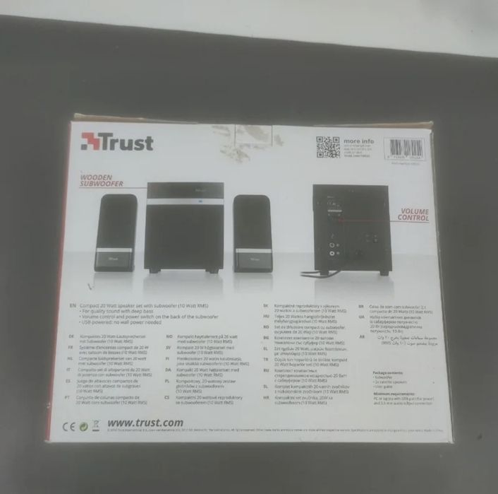 Conjunto de colunas 2.1 Trust Raina - PC/Laptop