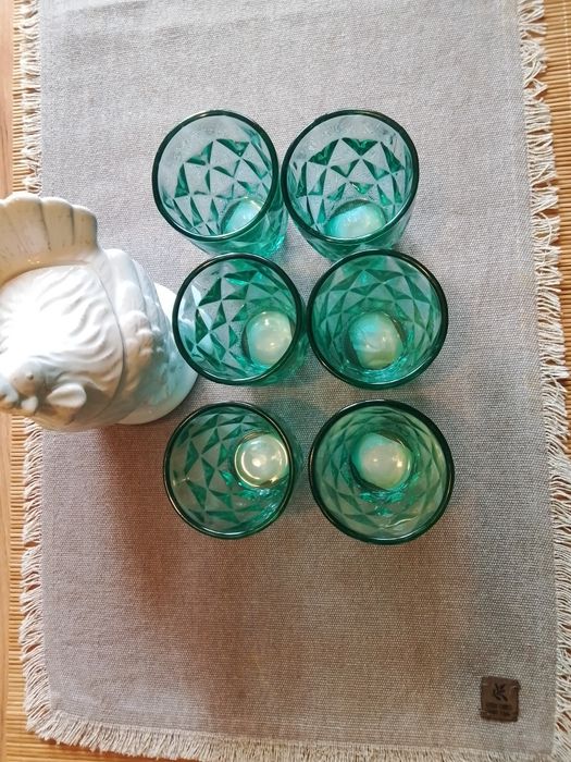 Piękne szklanki rose tulipani diamonti 250 ml