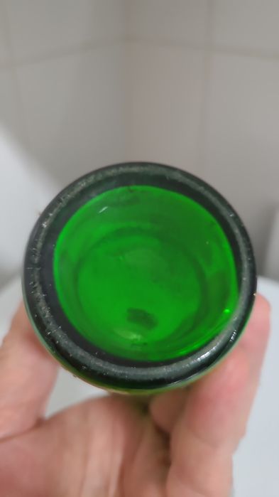 Garrafa de vidro pirogravada de 7up