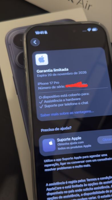 Iphome 17 pro 256 blue