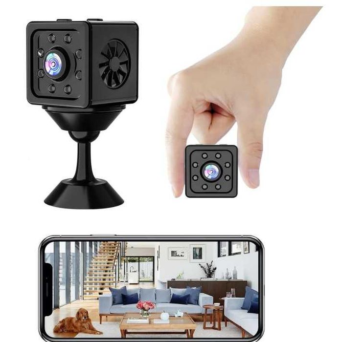 Mini ukryta kamera szpiegowska 1080P HD Wi-Fi + akcesoria